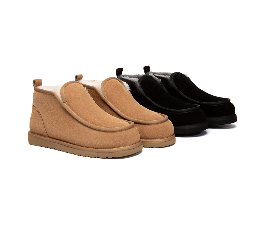 靴 UGG Dex Slip On Loafers 29cm UGG Dex Indoor Outdoor Suede Wool Slip On Slipper Loafer Men's