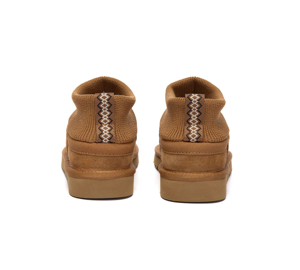 UGG Boots Sheepskin Wool Stretchy Ankle Margaret