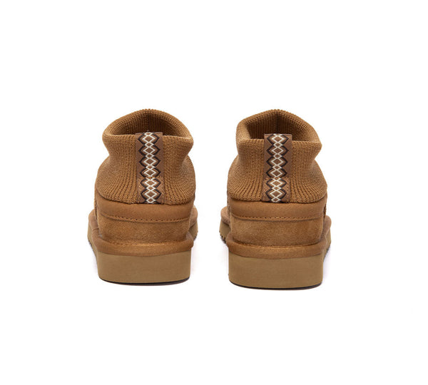 UGG Boots Sheepskin Wool Stretchy Ankle Margaret