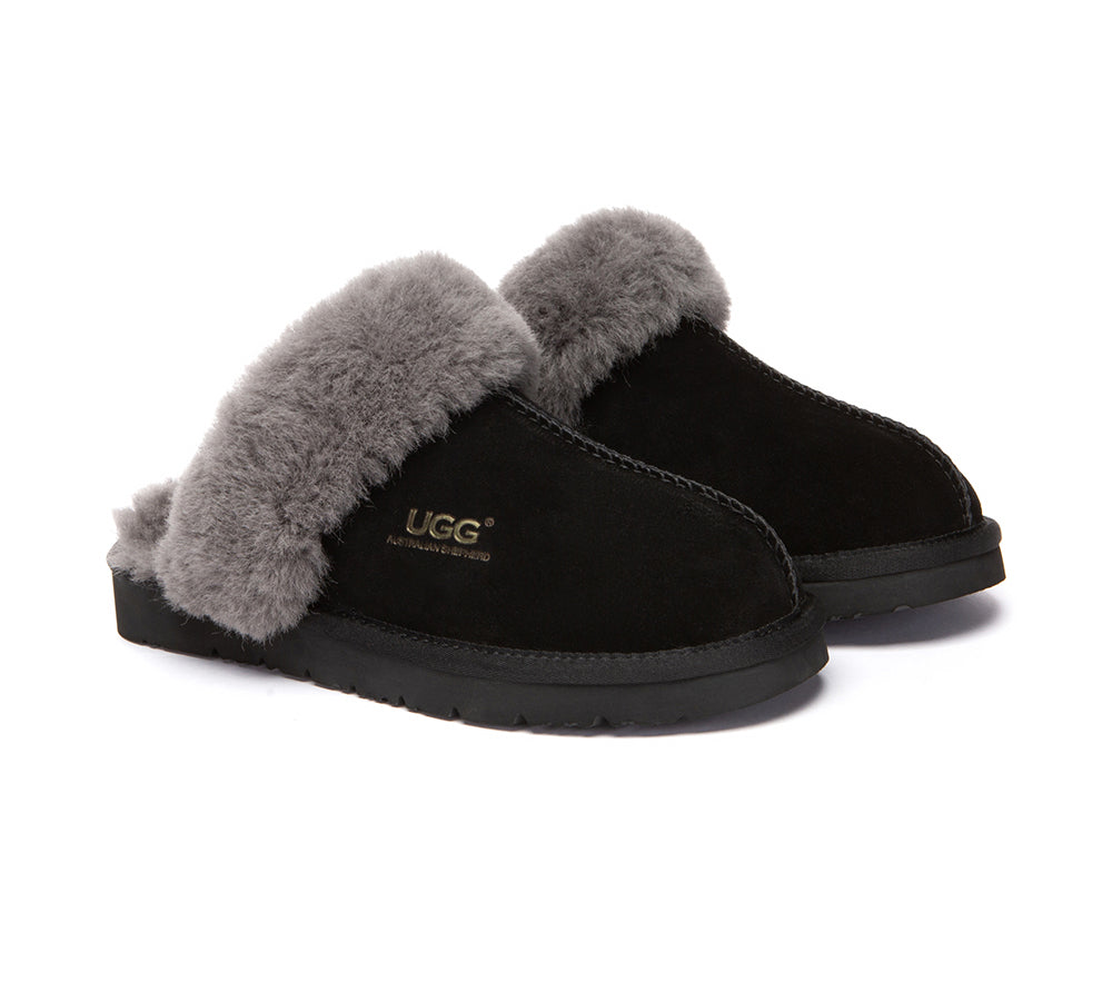 Australian Premium Sheepskin Wool Unisex Muffin Slipper