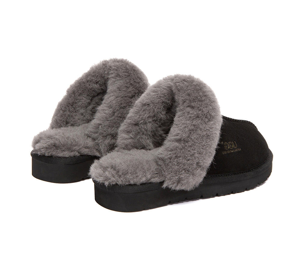 Australian Premium Sheepskin Wool Unisex Muffin Slipper