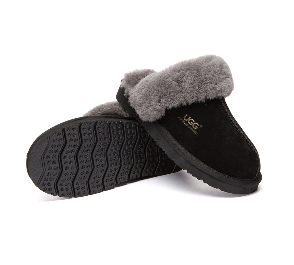 Australian Premium Sheepskin Wool Unisex Muffin Slipper