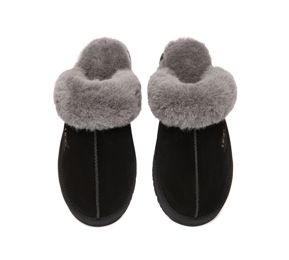 Australian Premium Sheepskin Wool Unisex Muffin Slipper
