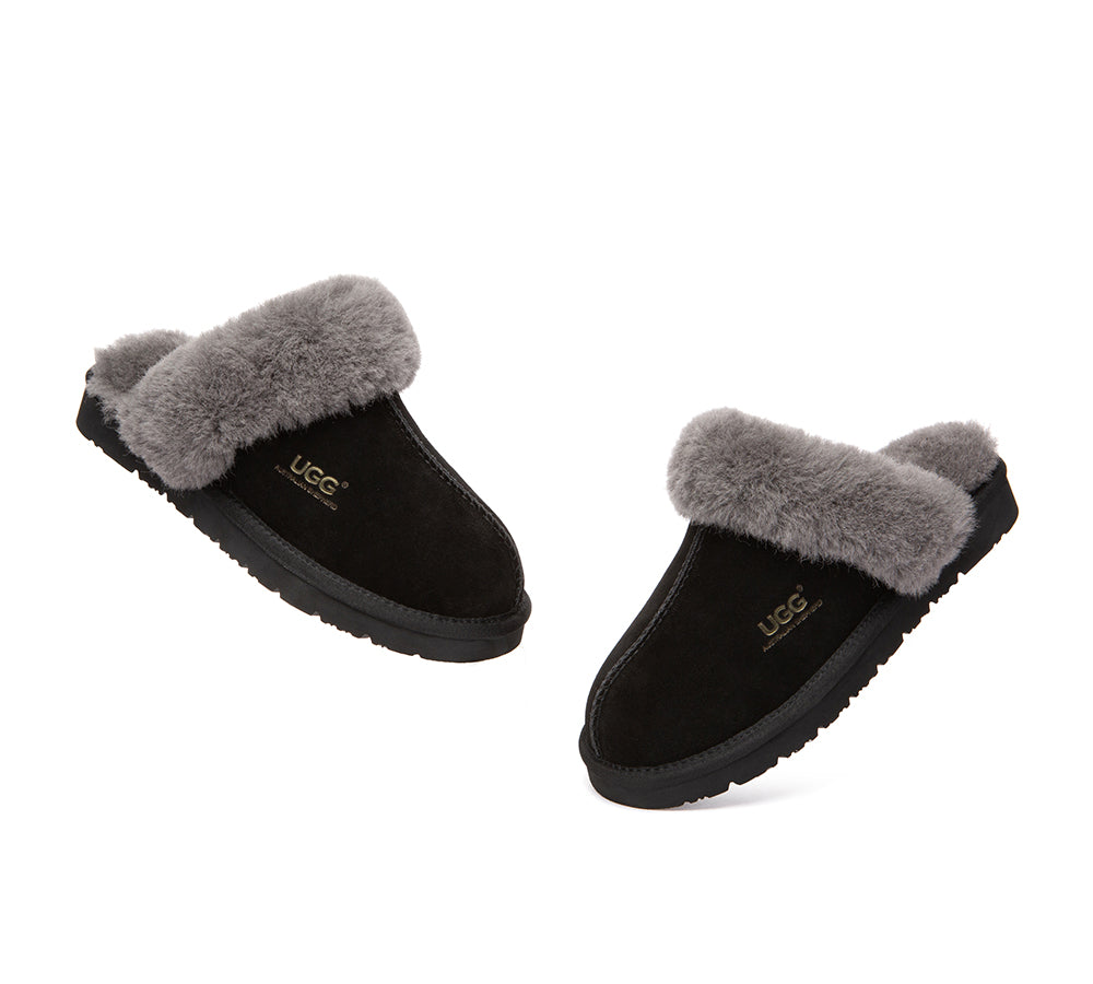 Australian Premium Sheepskin Wool Unisex Muffin Slipper