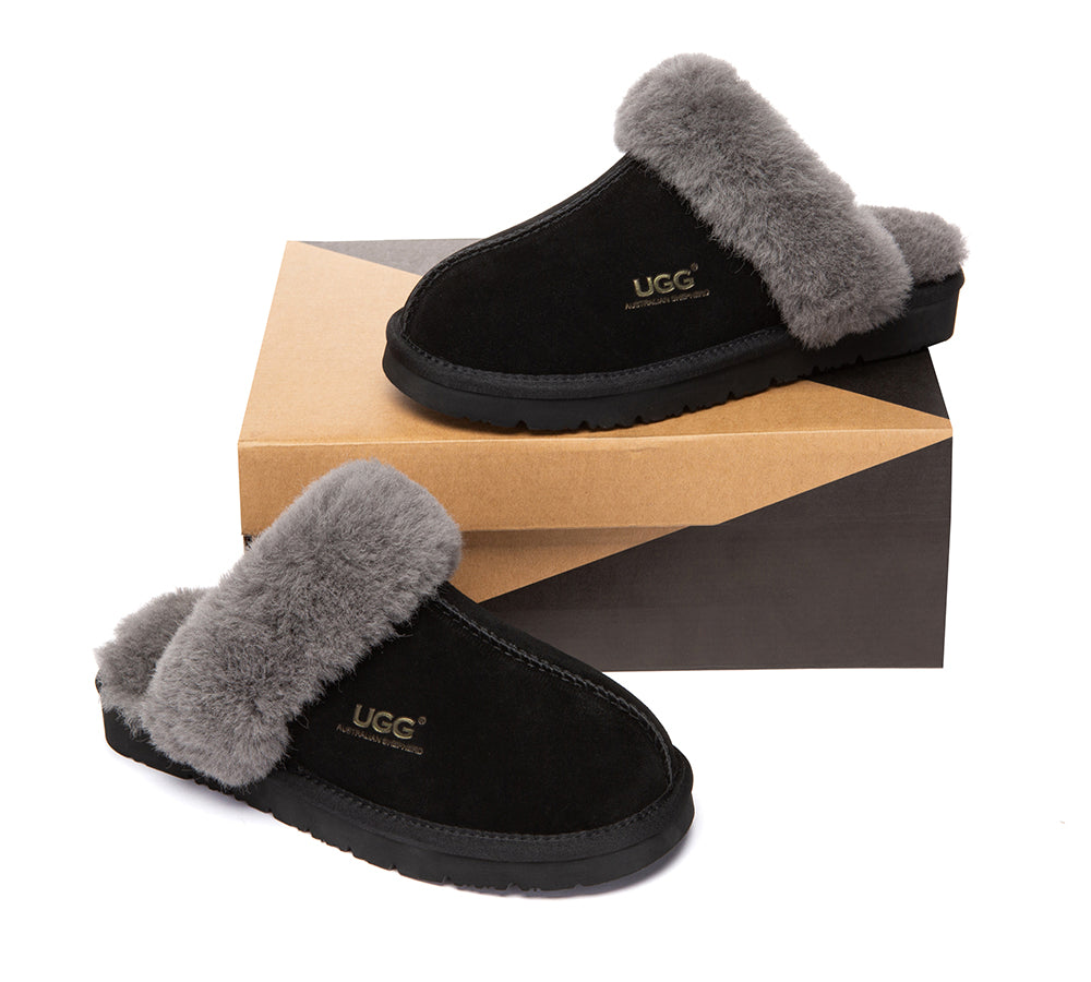 Australian Premium Sheepskin Wool Unisex Muffin Slipper