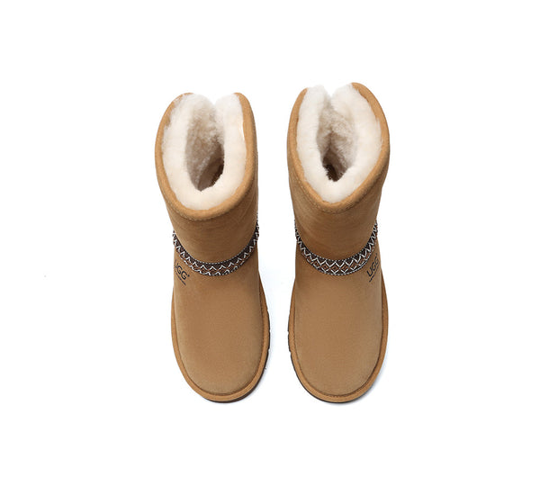 UGG Boots Sheepskin Wool Knitted Isleen