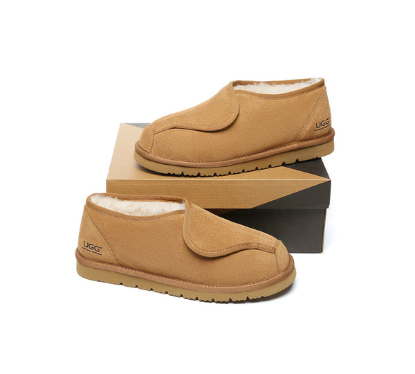 UGG Slippers Sheepskin Wool Adjustable Tristen