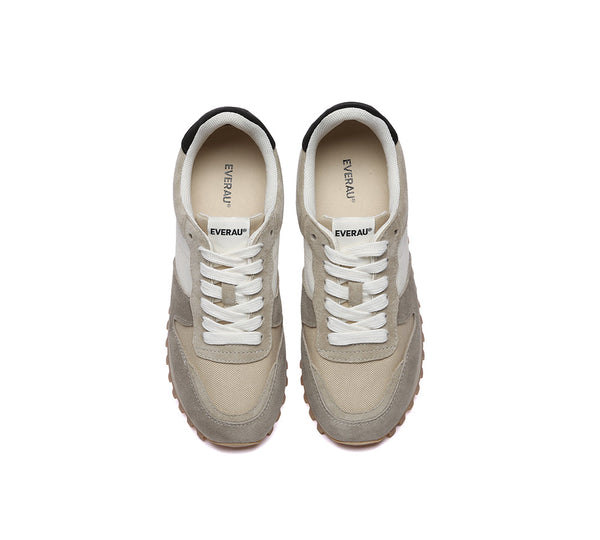 Women Leather Chunky Sneakers Etta