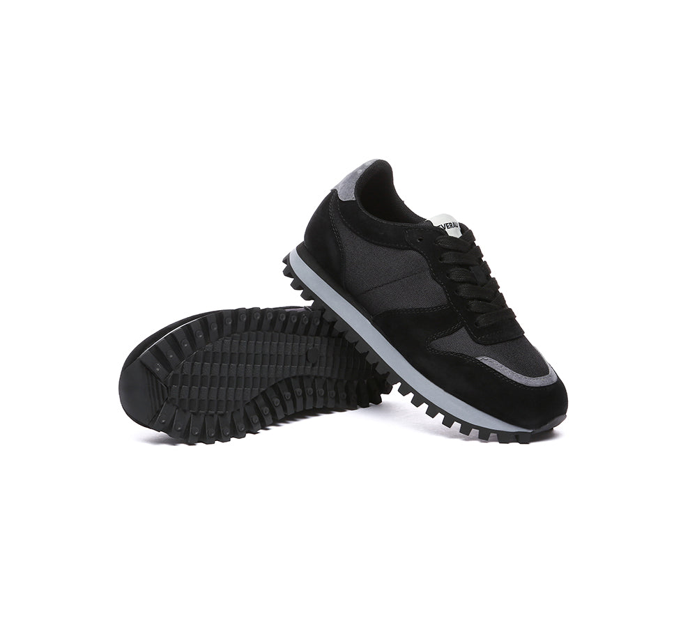 Women Leather Chunky Sneakers Etta