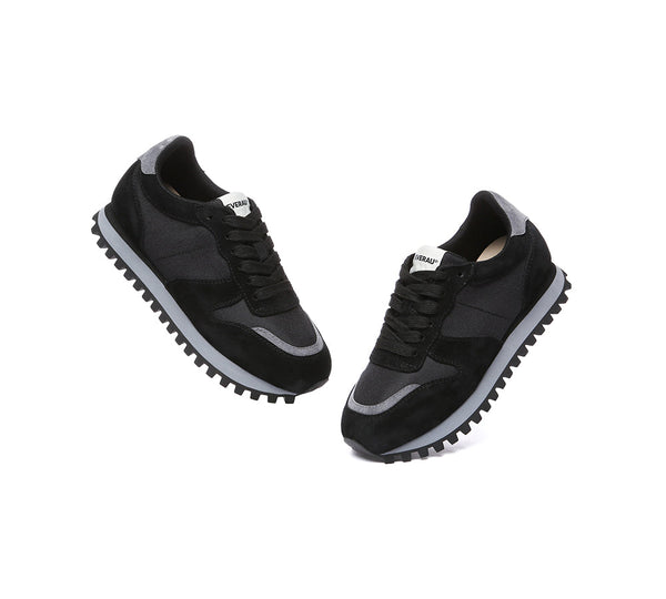 Women Leather Chunky Sneakers Etta