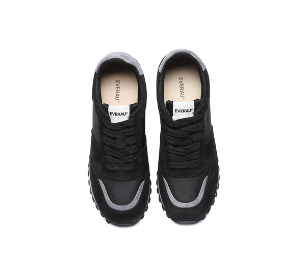 Women Leather Chunky Sneakers Etta