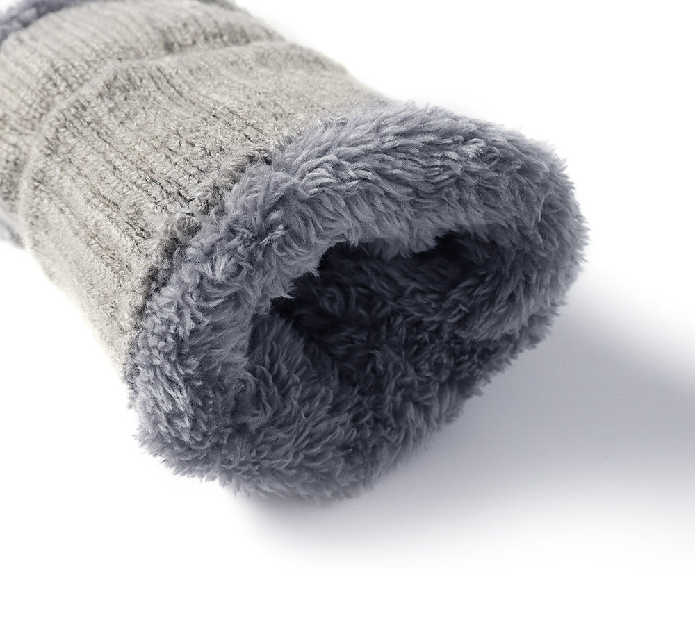 EVERAU® Fingerless Ultra Plush Knit Gloves EVERAU