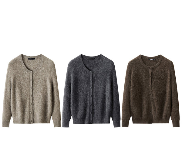 EVERAU® Yak Wool Cashmere Cardigan Morra EVERAU