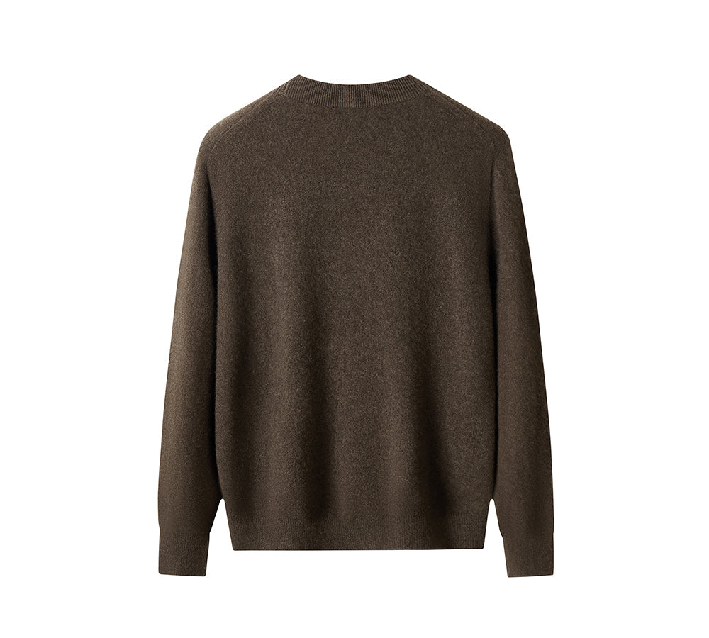 EVERAU® Oversized Yak Cashmere Blend Knit Sweater Toora EVERAU