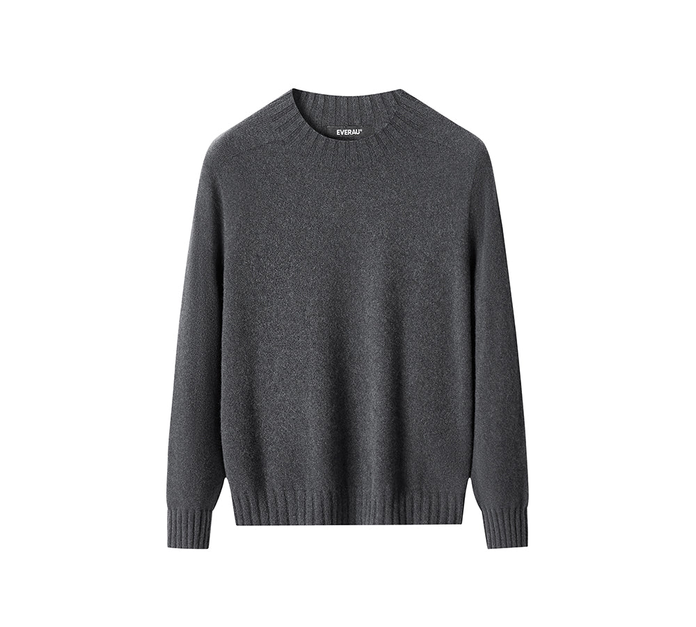 EVERAU® Men Cashmere Yak Wool Blend Winter Moola Sweater EVERAU