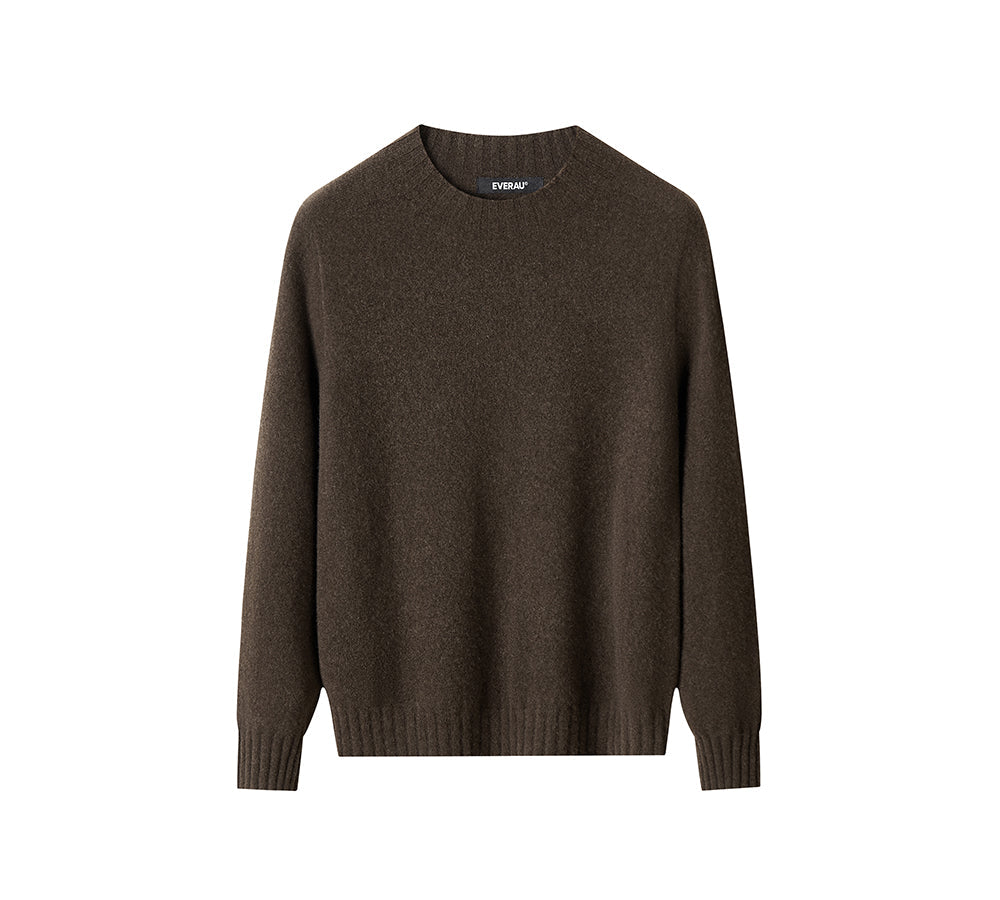 EVERAU® Men Cashmere Yak Wool Blend Winter Moola Sweater EVERAU