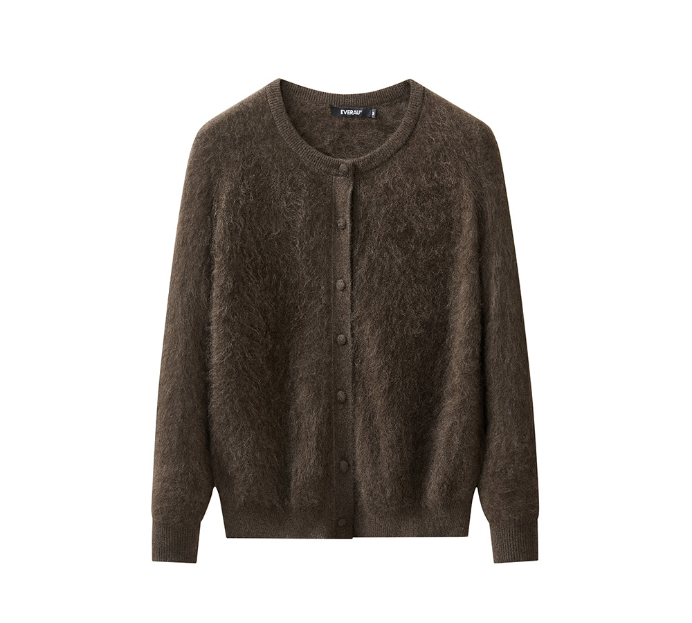 EVERAU® Yak Wool Cashmere Cardigan Morra EVERAU