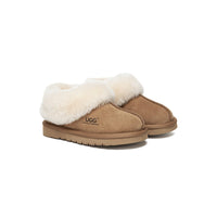 AUSTRALIAN SHEPHERD® UGG Slippers Kids Sheepskin Wool Ankle Homey - UGG EXPRESS
