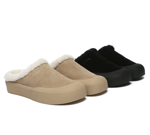 UGG Slippers Sheepskin Wool Scuff Staney