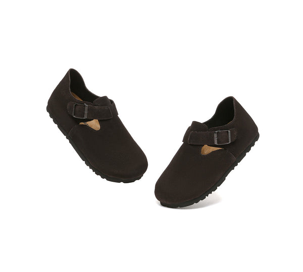 Adjustable Buckled Straps Slip-on Flat Sandals Brooke