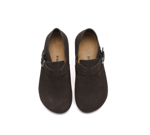 Adjustable Buckled Straps Slip-on Flat Sandals Brooke