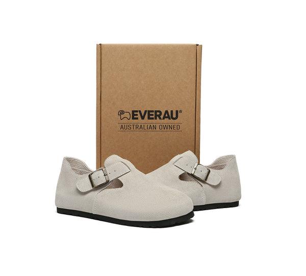 Adjustable Buckled Straps Slip-on Flat Sandals Brooke