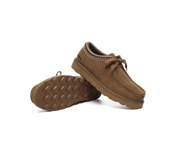 Men Leather Lace Up Casual Shoes Madison