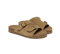 EVERAU® Adjustable Strap Embossed Slip-on Summer Sandal Slides Alexis - UGG EXPRESS