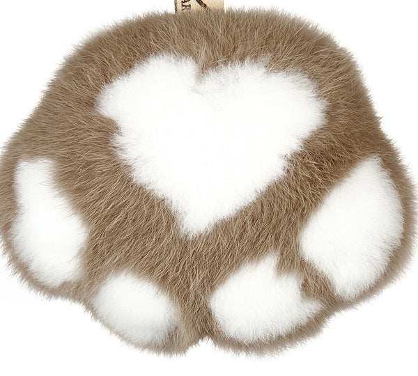 Accessories - Fluffy Cat Paw Keyring