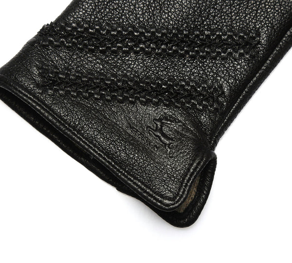 Accessories - Sheepskin Wool Ladies Leather Gloves Britney