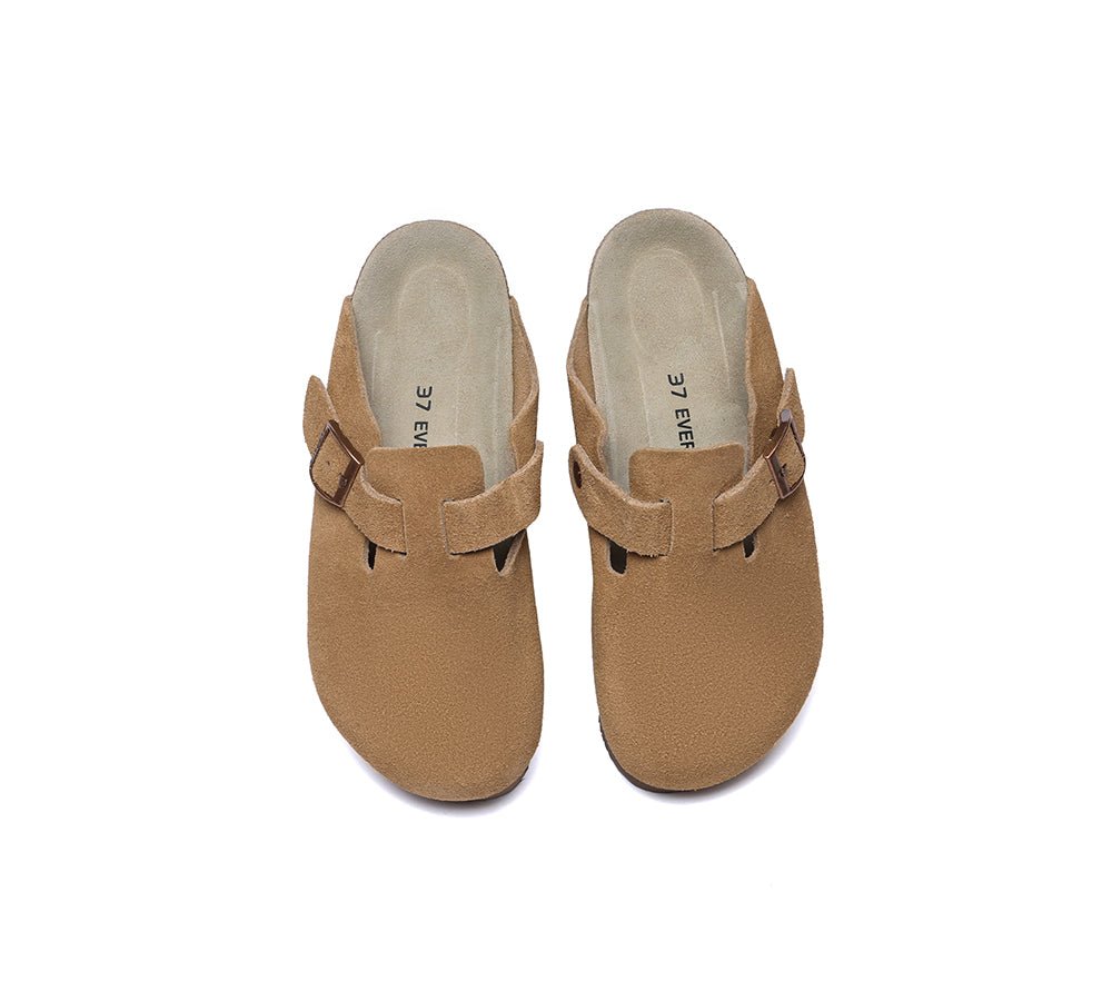 Adjustable Buckled Straps Slip - on Platform Sandal Slides Brooklyn - Slides - Brown - AU Ladies 4 / AU Men 2 / EU 35 - Uggoutlet