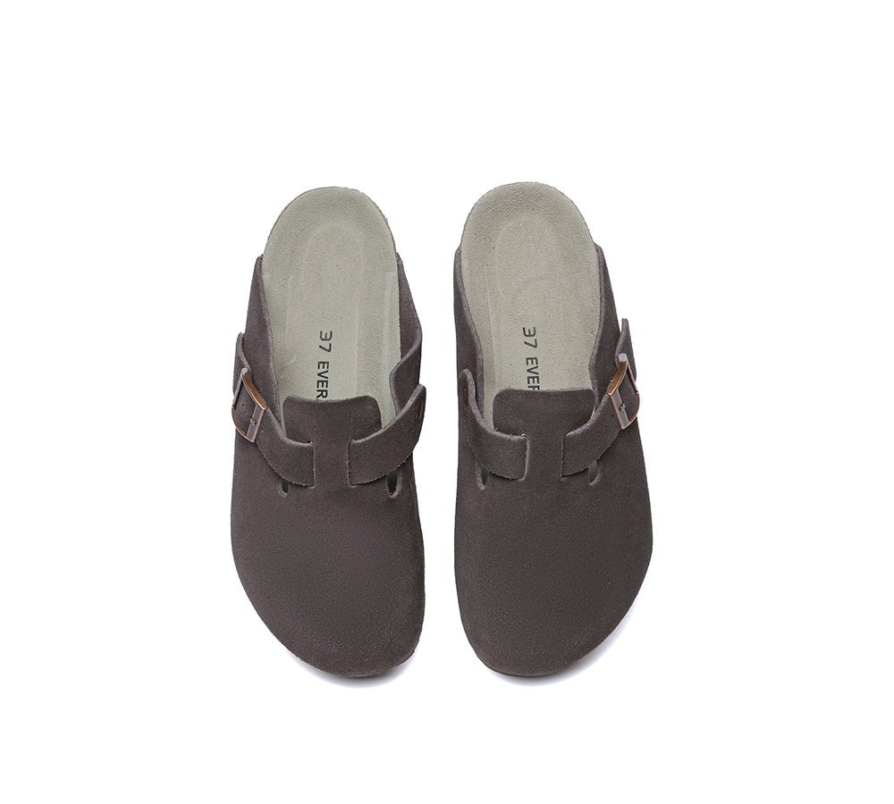 Adjustable Buckled Straps Slip - on Platform Sandal Slides Brooklyn - Slides - Chocolate - AU Ladies 4 / AU Men 2 / EU 35 - Uggoutlet