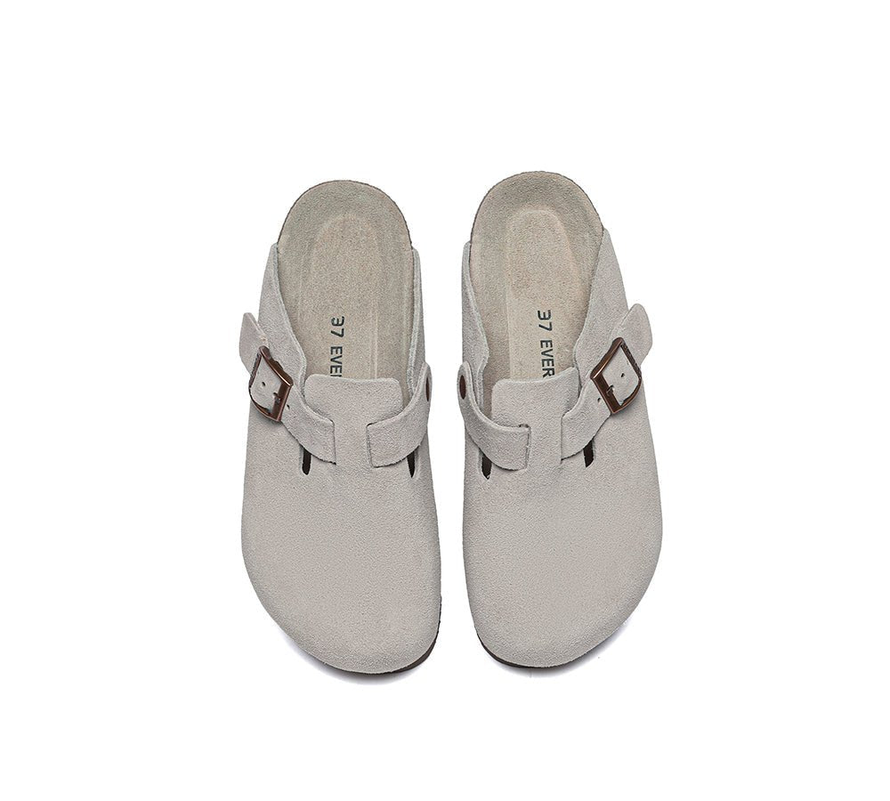 Adjustable Buckled Straps Slip - on Platform Sandal Slides Brooklyn - Slides - Grey - AU Ladies 4 / AU Men 2 / EU 35 - Uggoutlet