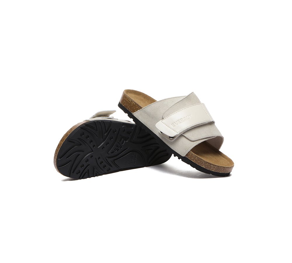 Adjustable Strap Embossed Slip - on Summer Sandal Slides Terrain - Slides - Sand - AU Ladies 4 / AU Men 2 / EU 35 - Uggoutlet