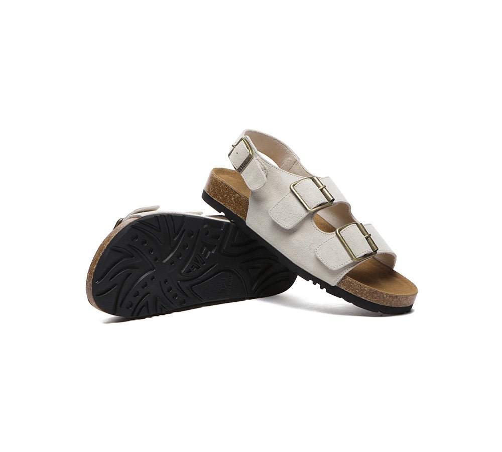 Adjustable Straps Embossed Slingback Summer Sandals Layne - Sandals - Sand - AU Ladies 4 / AU Men 2 / EU 35 - Uggoutlet