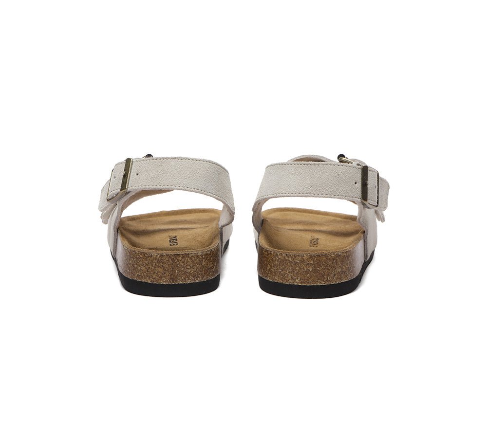 Adjustable Straps Embossed Slingback Summer Sandals Layne - Sandals - Sand - AU Ladies 4 / AU Men 2 / EU 35 - Uggoutlet
