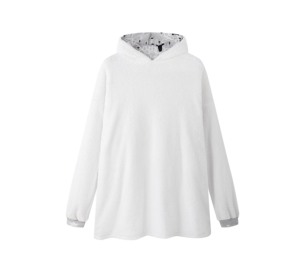 Apparel - Reversible Hoodie Blanket Unisex Sheep Print