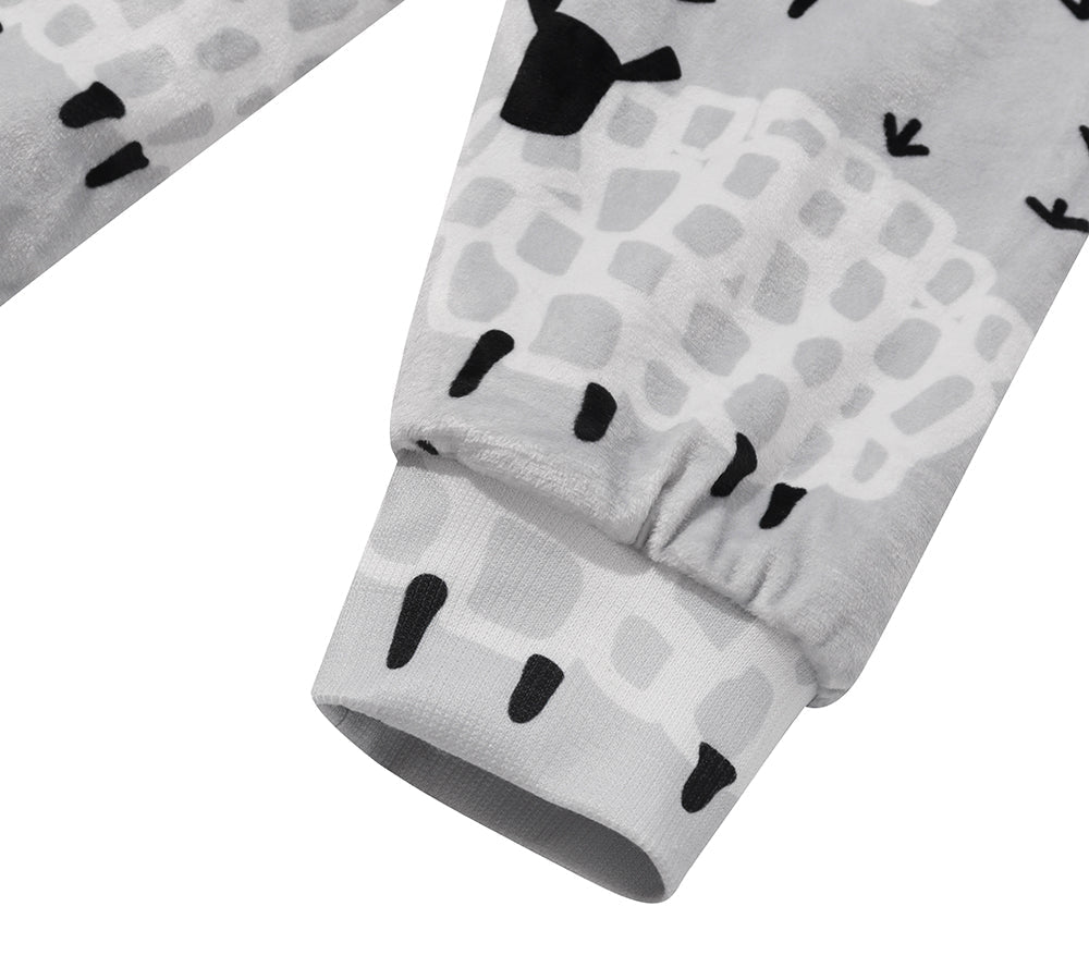 Apparel - Reversible Hoodie Blanket Unisex Sheep Print