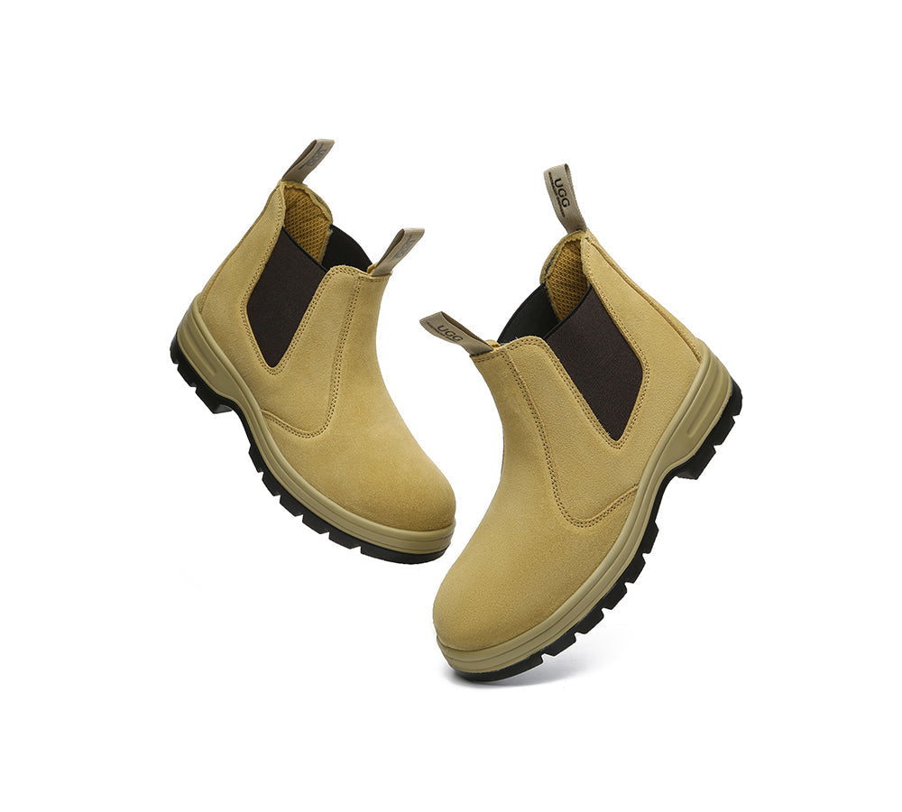 Men Work Boots Arlo Safety Steel Toe Shoes Uggoutlet