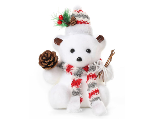 Christmas Snow White Bear Decor - Accessories - White - One Size - Uggoutlet