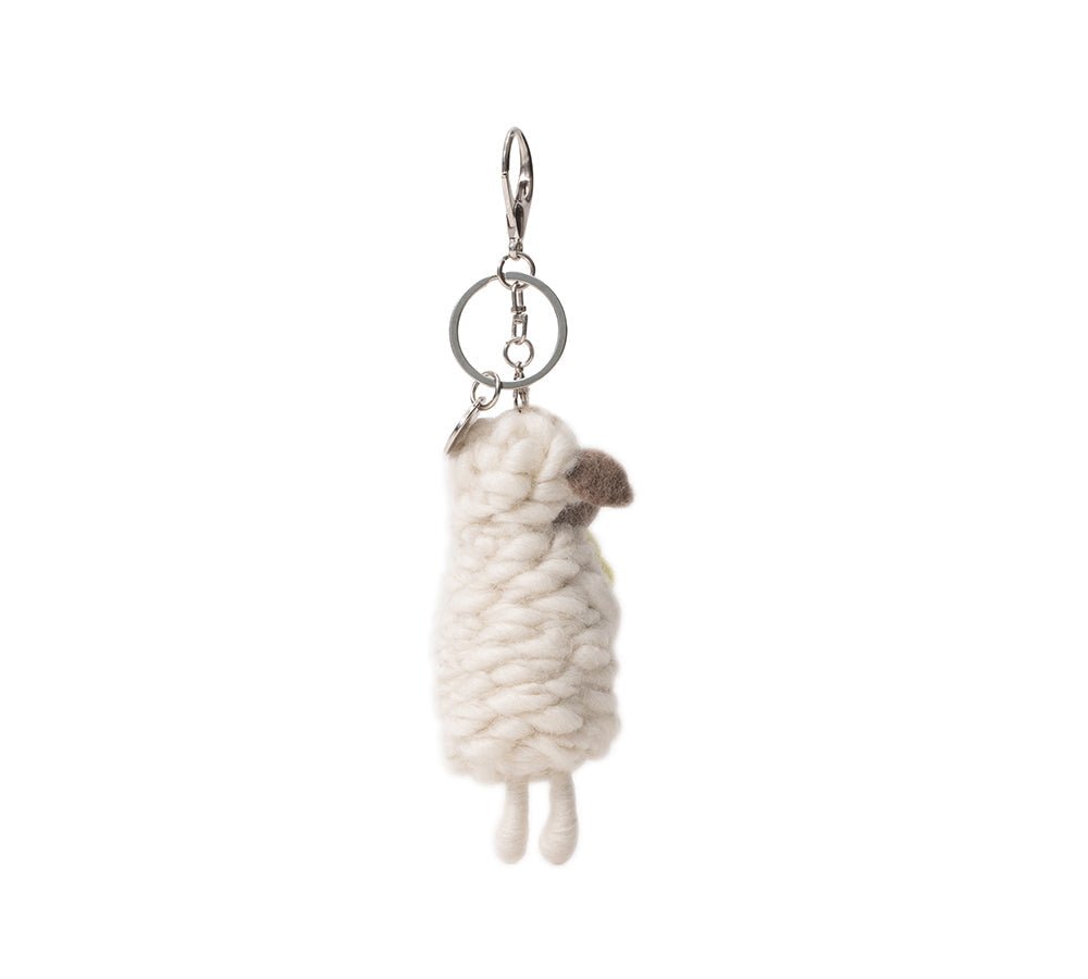 Cute Plush Wolly Keyring - keyring - Brown - One Size - Uggoutlet