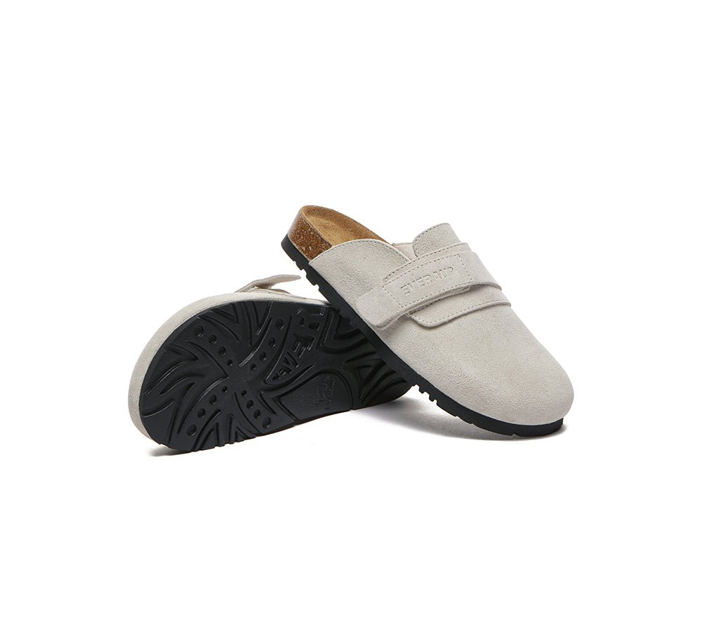 Double Adjustable Strap Embossed Slip - on Summer Flat Clog Slides Skyler - Slides - Sand - AU Ladies 4 / AU Men 2 / EU 35 - Uggoutlet