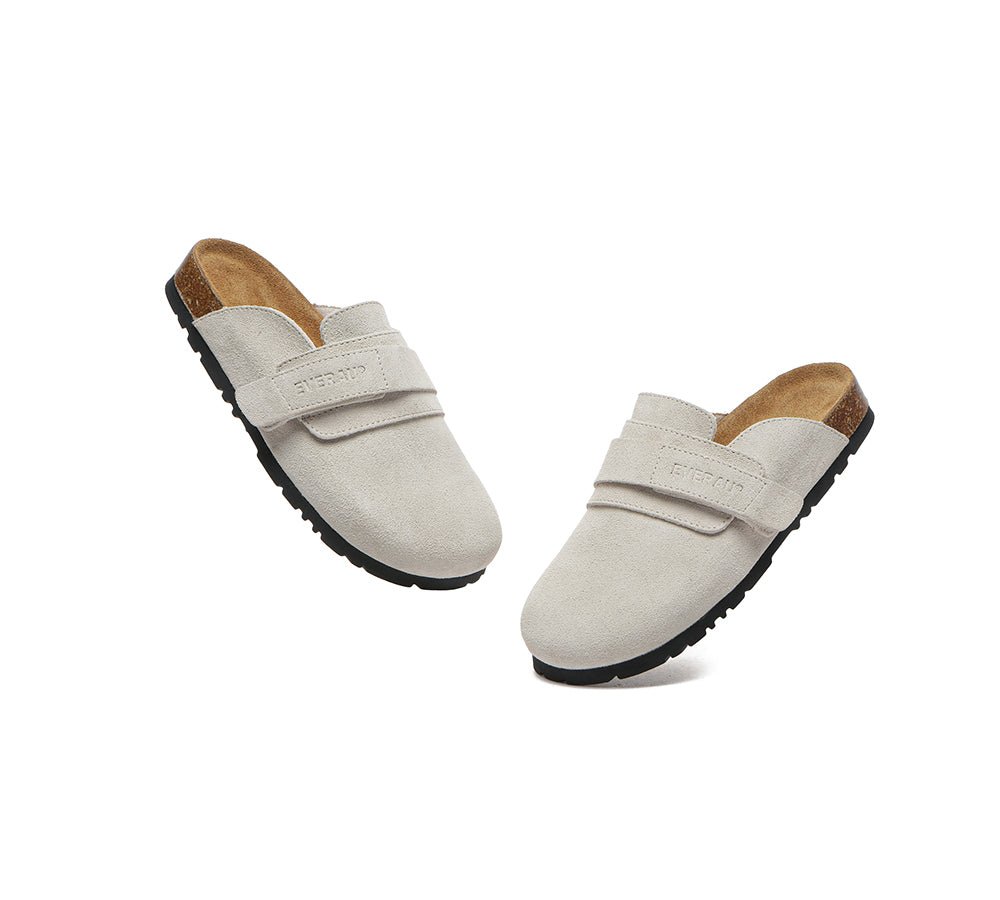 Double Adjustable Strap Embossed Slip - on Summer Flat Clog Slides Skyler - Slides - Sand - AU Ladies 4 / AU Men 2 / EU 35 - Uggoutlet