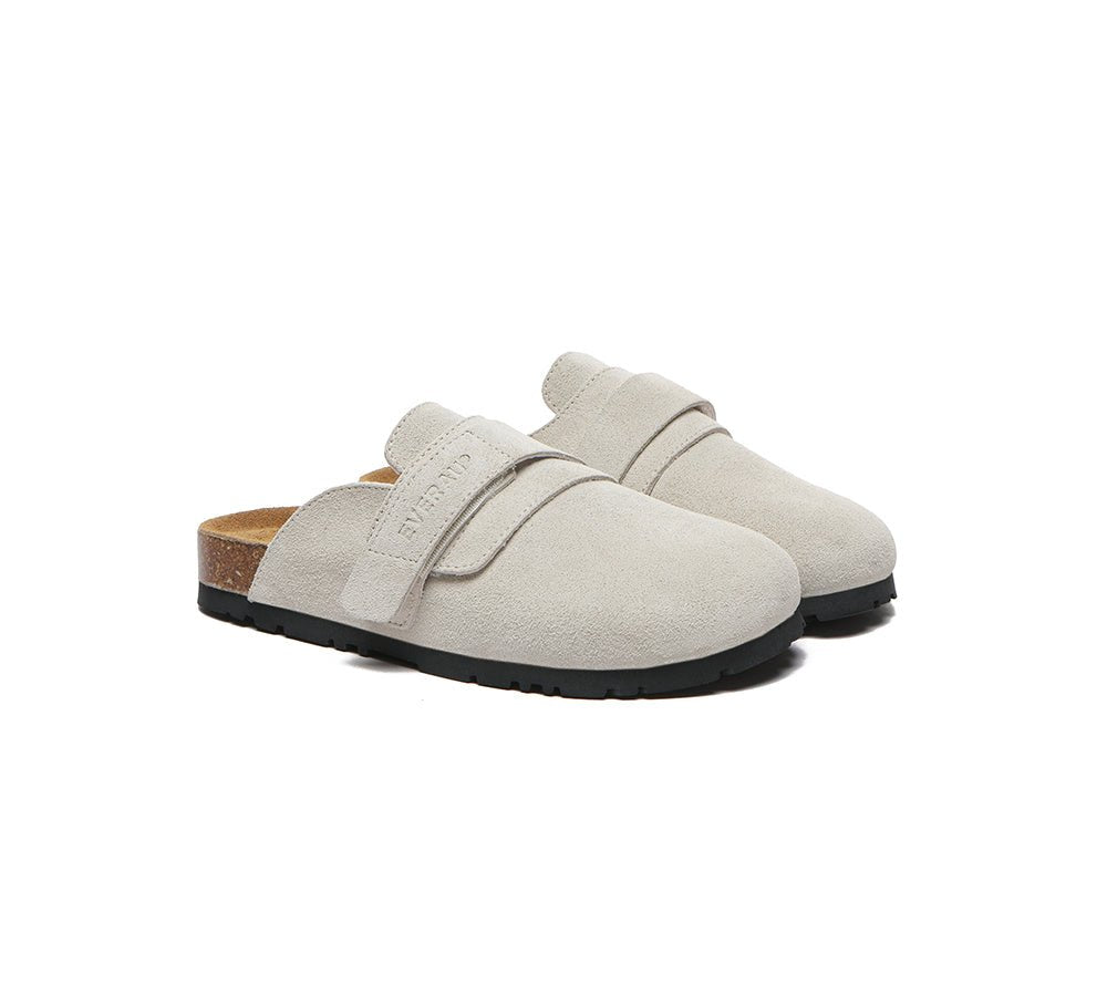 Double Adjustable Strap Embossed Slip - on Summer Flat Clog Slides Skyler - Slides - Sand - AU Ladies 4 / AU Men 2 / EU 35 - Uggoutlet