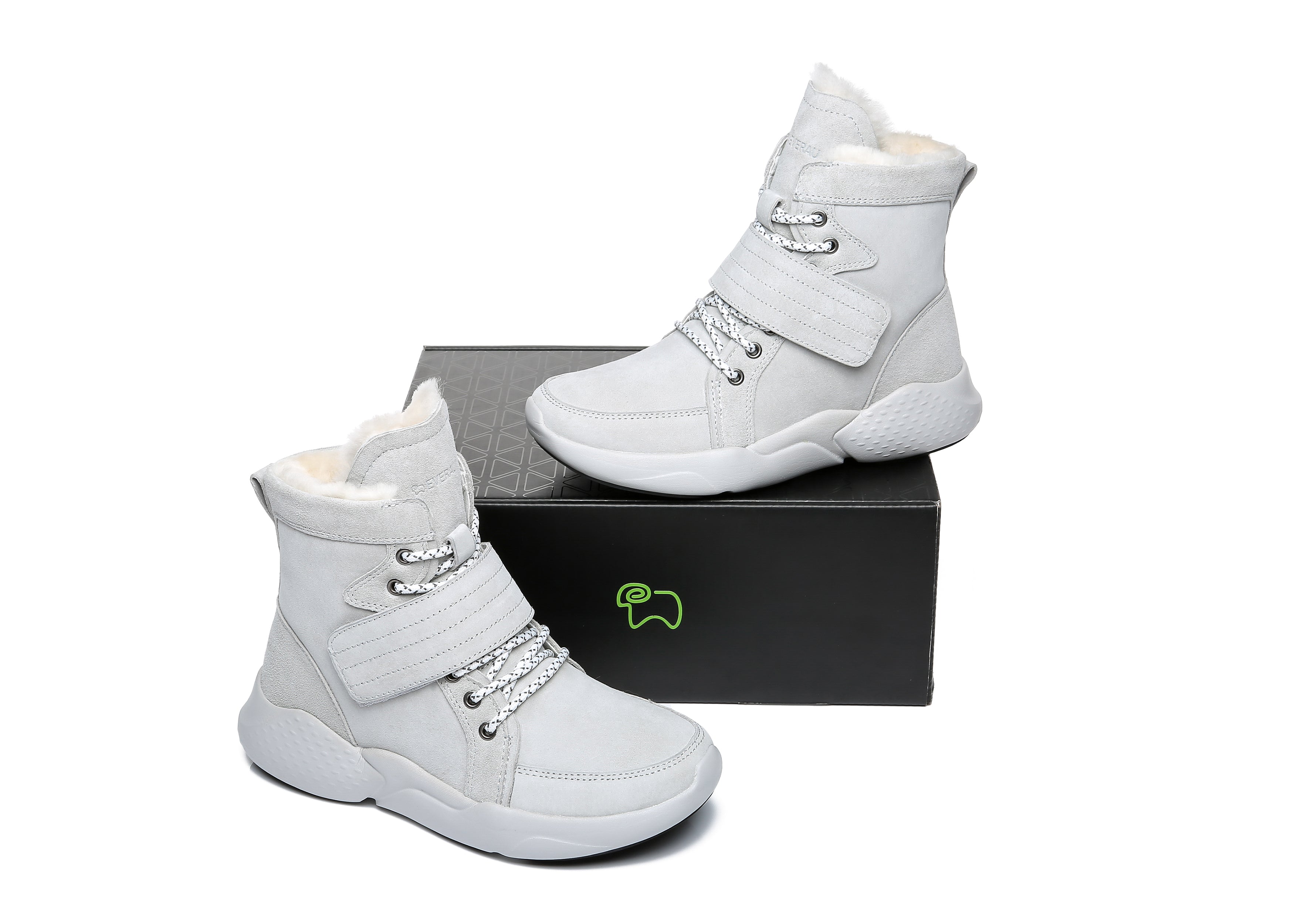 EVERAU® Ankle Chunky Sneakers Women City Walker - Sneaker - Grey - AU Ladies 4 / AU Men 2 / EU 35 - Uggoutlet