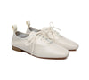 EVERAU® Lace Up Leather Flats Women Kara - Flats - Milky White - AU Ladies 4 / AU Men 2 / EU 35 - Uggoutlet