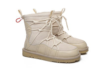EVERAU® Mini Sheepskin Snowboots Women Didot - UGG Boots - Beige - AU Ladies 4 / AU Men 2 / EU 35 - Uggoutlet