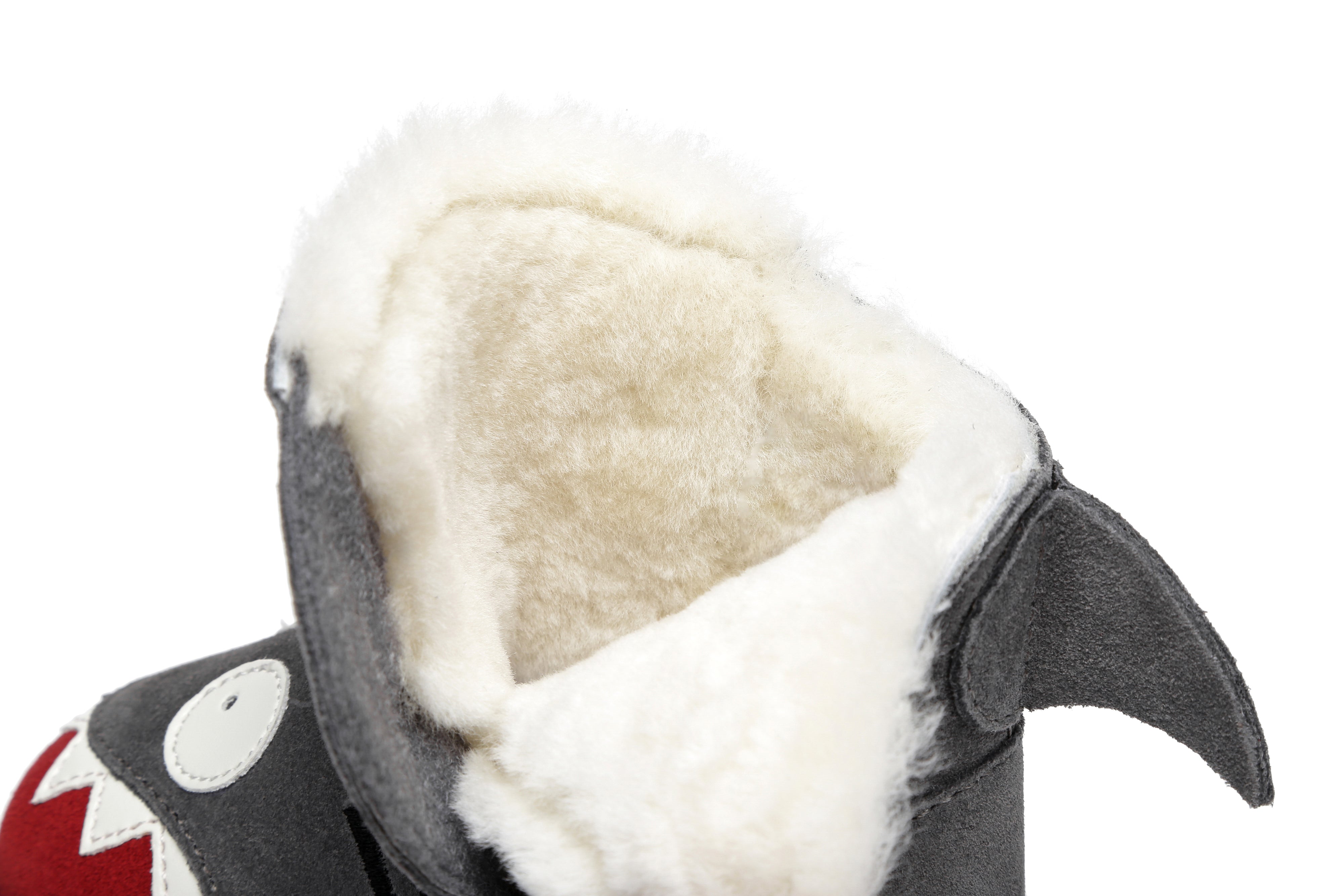 EVERAU® Shark Sheepskin Boots Toddler - UGG Boots - Grey - S - Uggoutlet