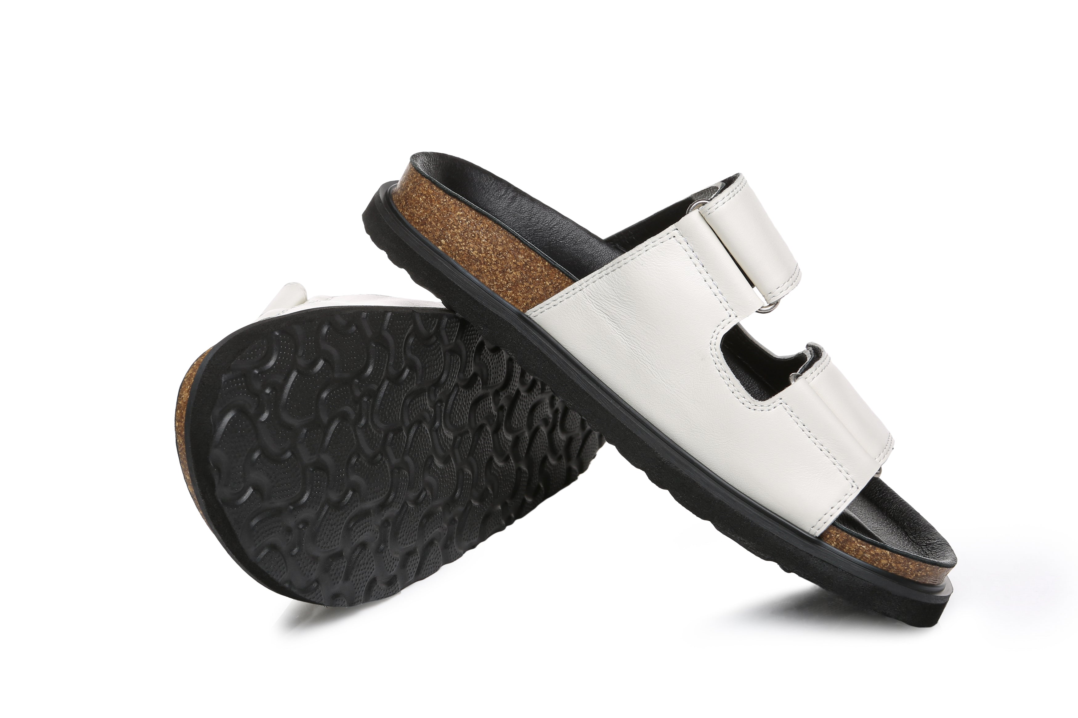 EVERAU® Summer Slide Kora - Sandals - Cream - AU Ladies 4 / AU Men 2 / EU 35 - Uggoutlet
