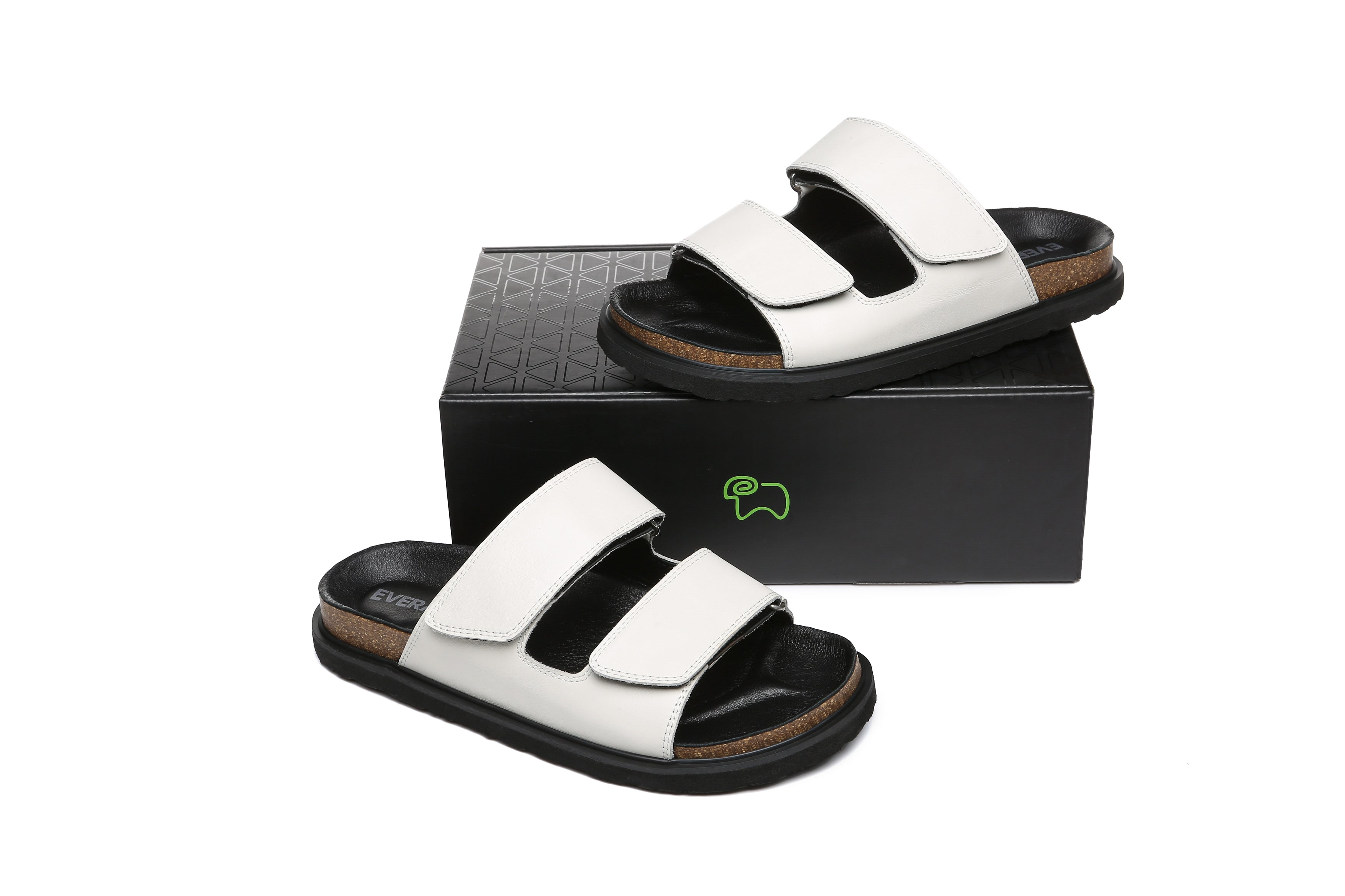 EVERAU® Summer Slide Kora - Sandals - Cream - AU Ladies 4 / AU Men 2 / EU 35 - Uggoutlet